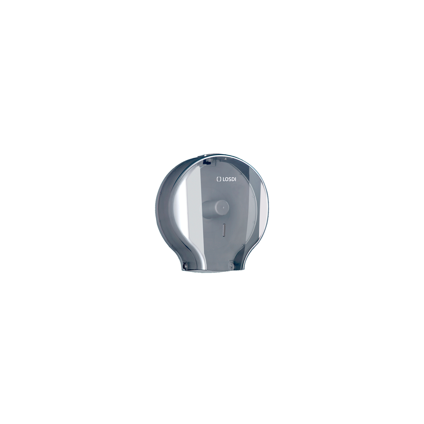 Zásobník na toaletní papír velikosti jumbo pojme role papíru až do šířky 110 mm a průměru 220 mm, s kanylou o maximálním průměru